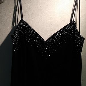 Beautiful velvet evening gown